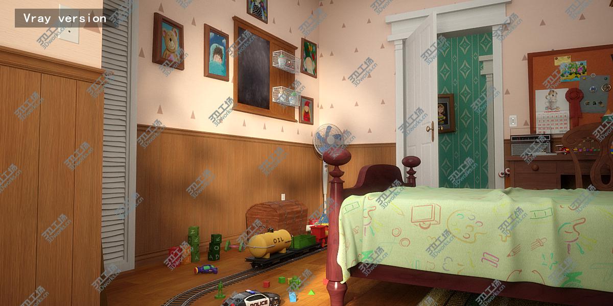 images/goods_img/20210113/3D Cartoon Bedroom corridor/5.jpg